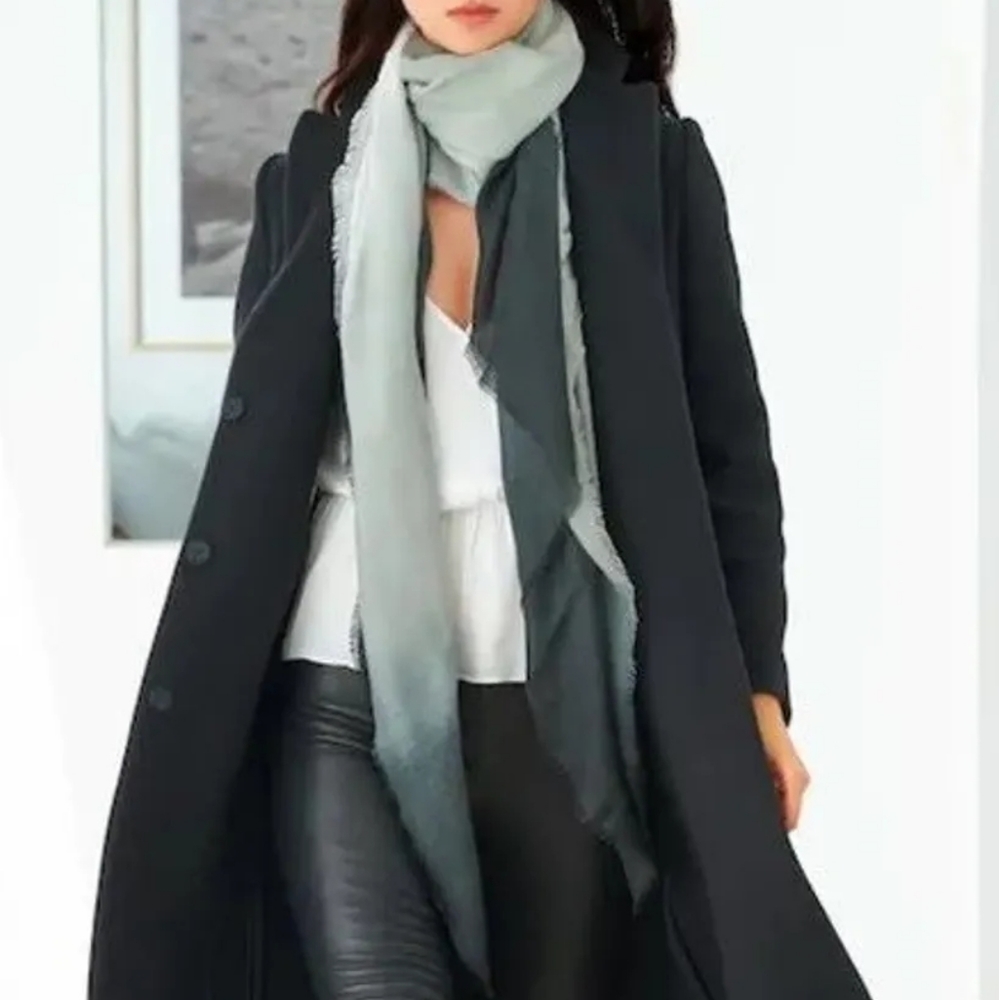 Carly Cushnie Grey Horizon Ombre Scarf